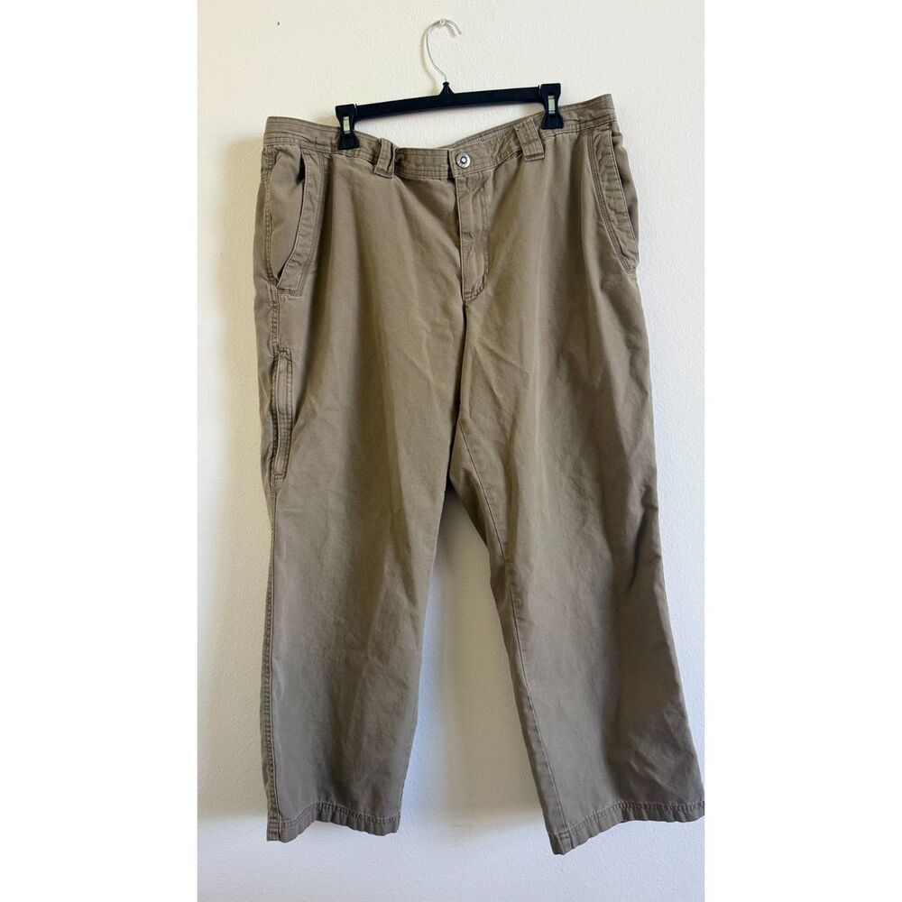 Columbia Omni-Shield Mens Cargo Pants 40x30 Khaki Tan Outdoor Hiking Utility